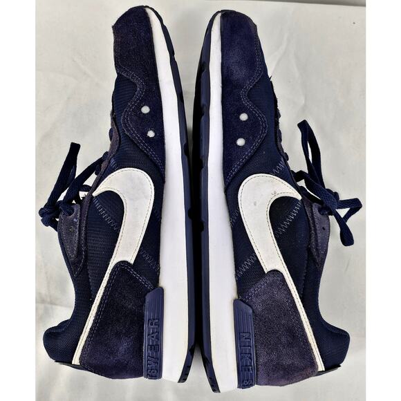 NIKE MEN'S VENTURE RUNNER – BLUE SUEDE & MESH SNEAKERS, SIZE 9 - Picture 10 of 11